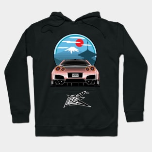 nissan r35 gtr peach Hoodie